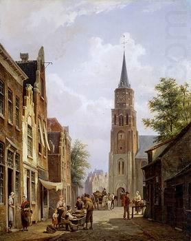 European city landscape, street landsacpe, construction, frontstore, building and architecture. 257, unknow artist